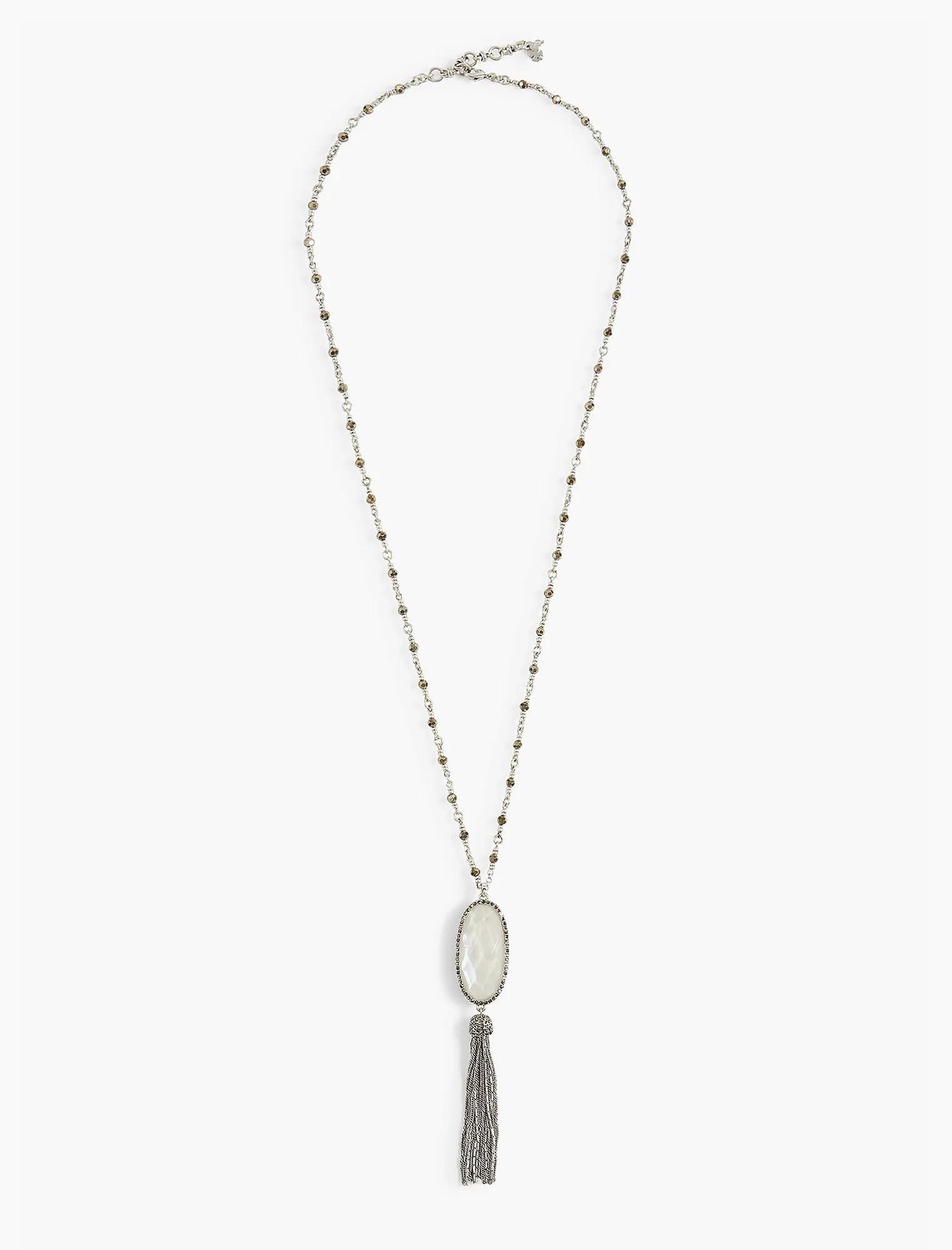 REVERSIBLE TASSEL NECKLACE, image 1