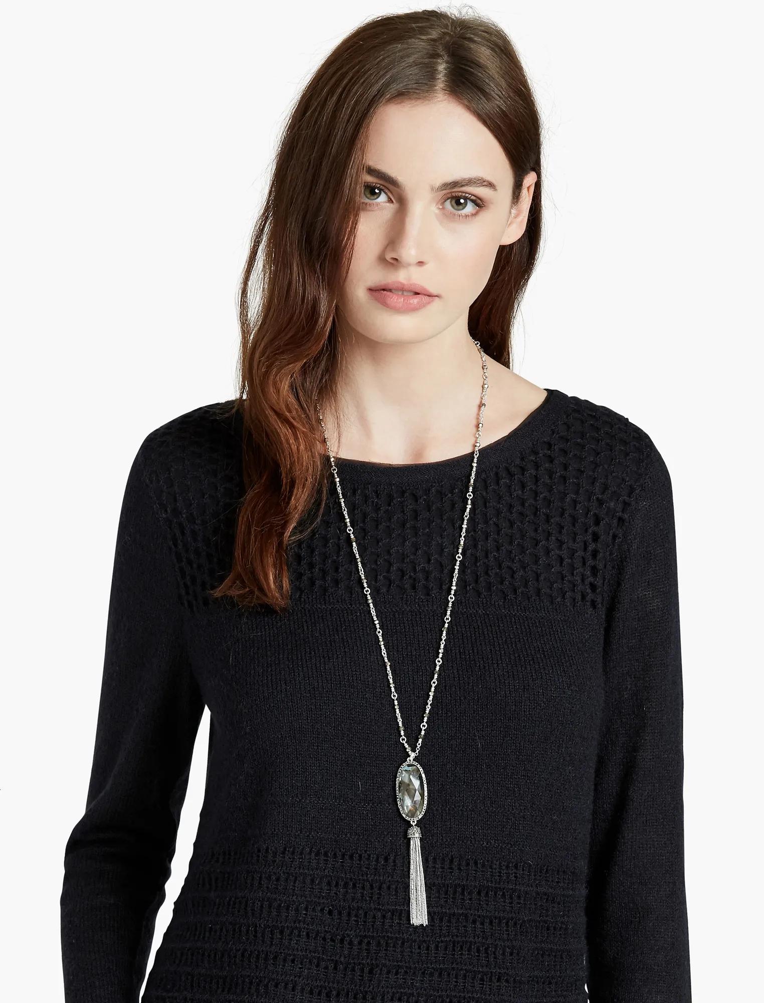 REVERSIBLE TASSEL NECKLACE, image 2