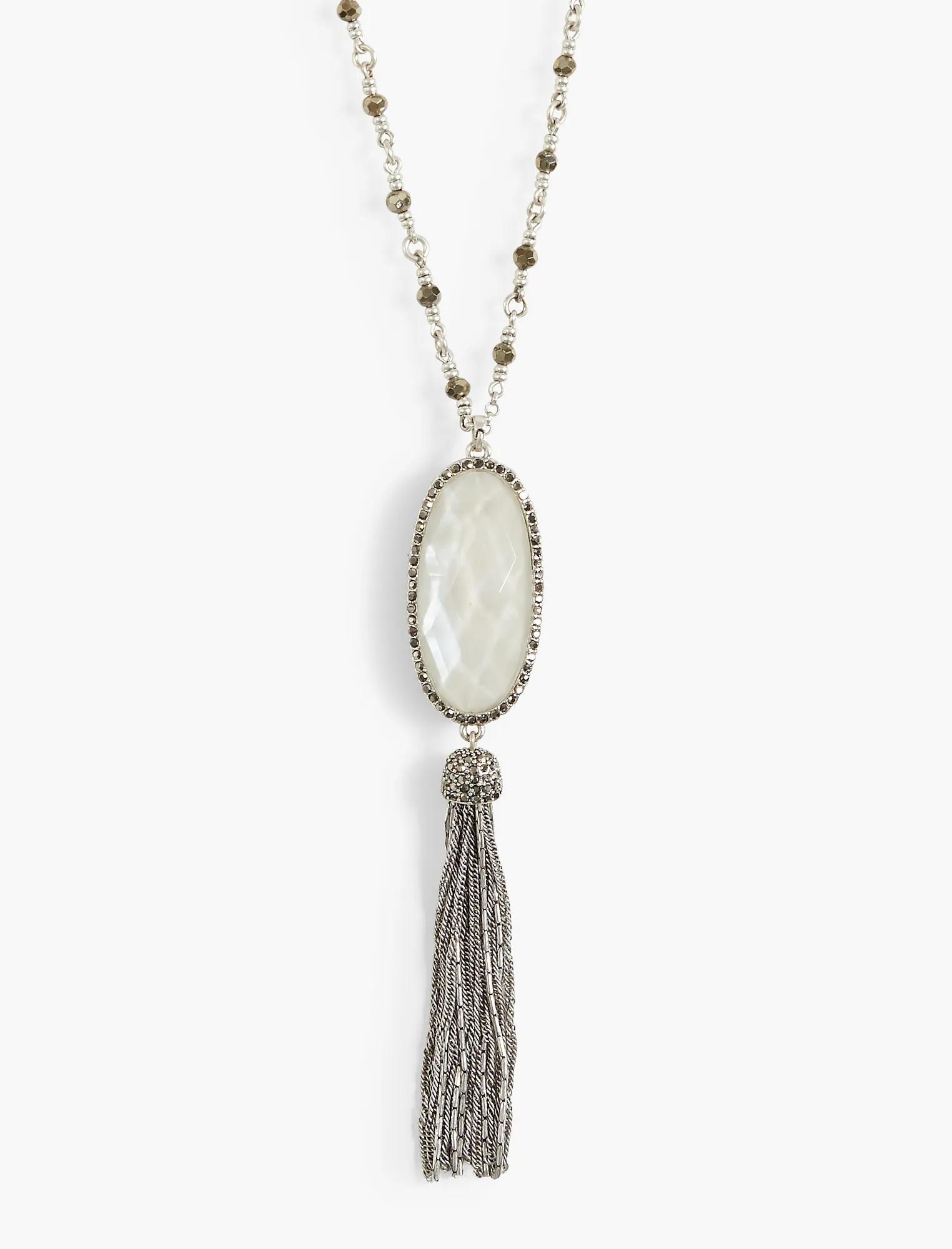 REVERSIBLE TASSEL NECKLACE, image 4