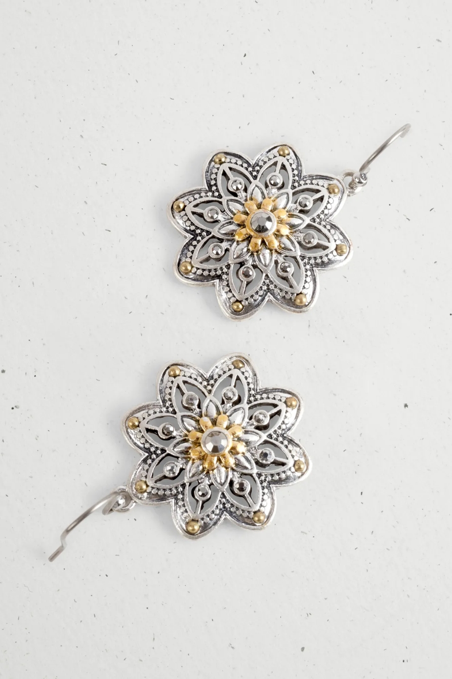 FLOWER DROP EARRINGS, image 3