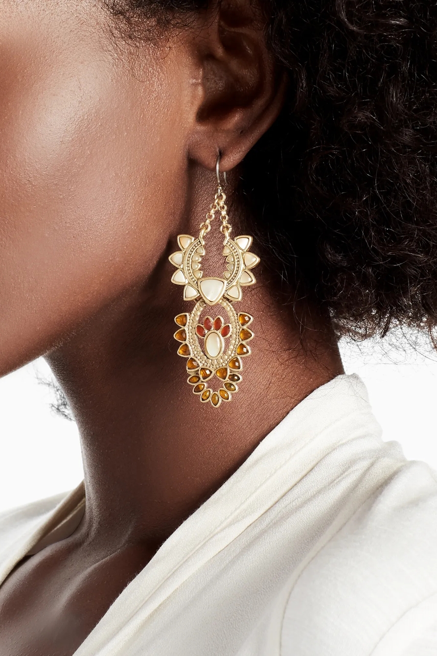 STONE STATEMENT EARRING, image 2