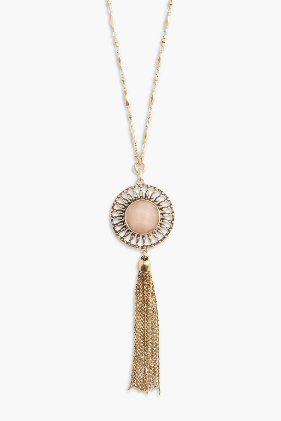FRINGE REVERSIBLE PENDANT NECKLACE, image 6