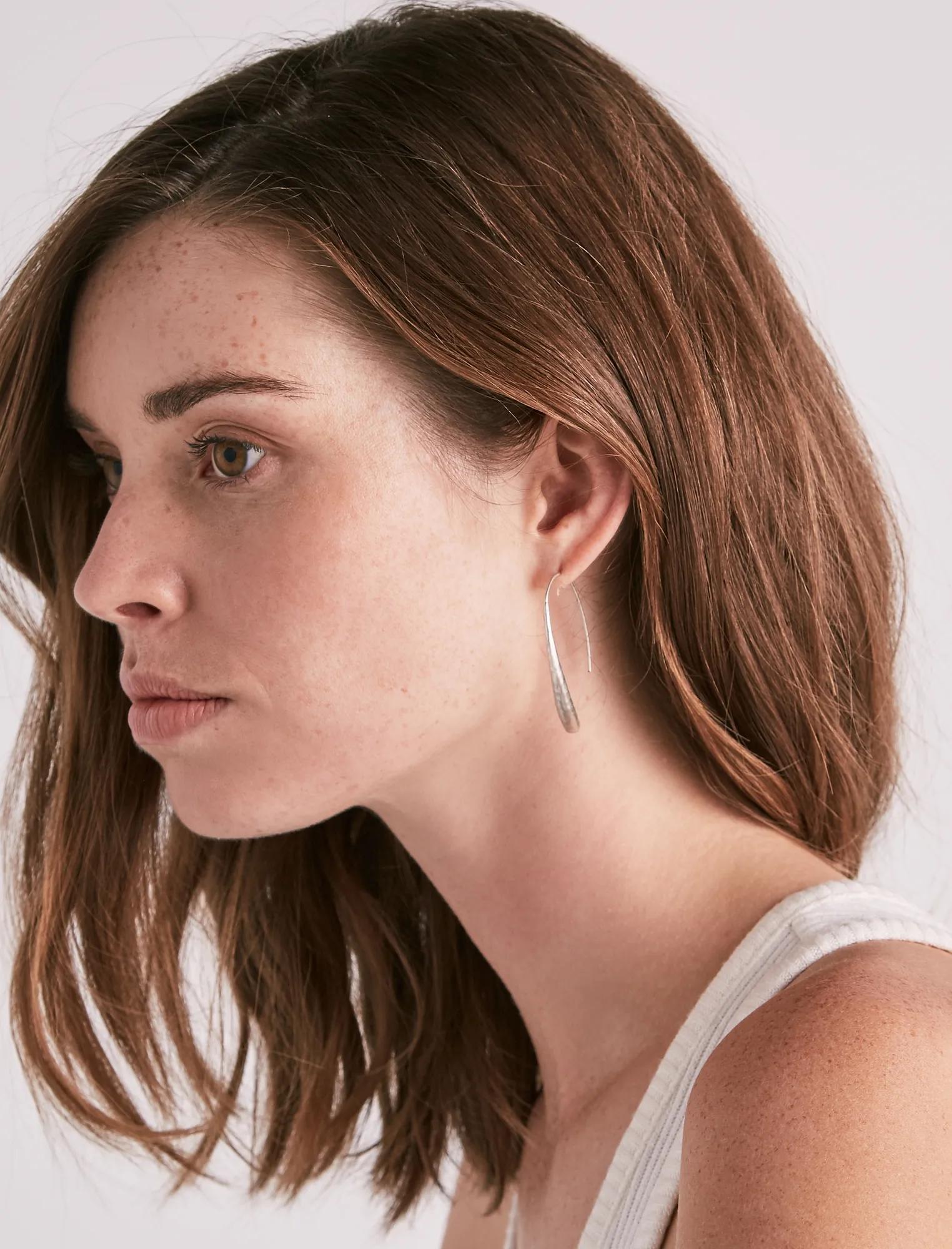 ORGANIC METAL EARRINGS, image 2