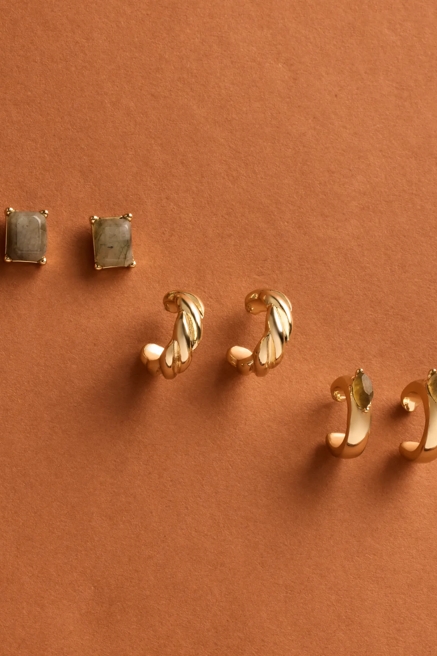 STONE EARRING SET, image 1