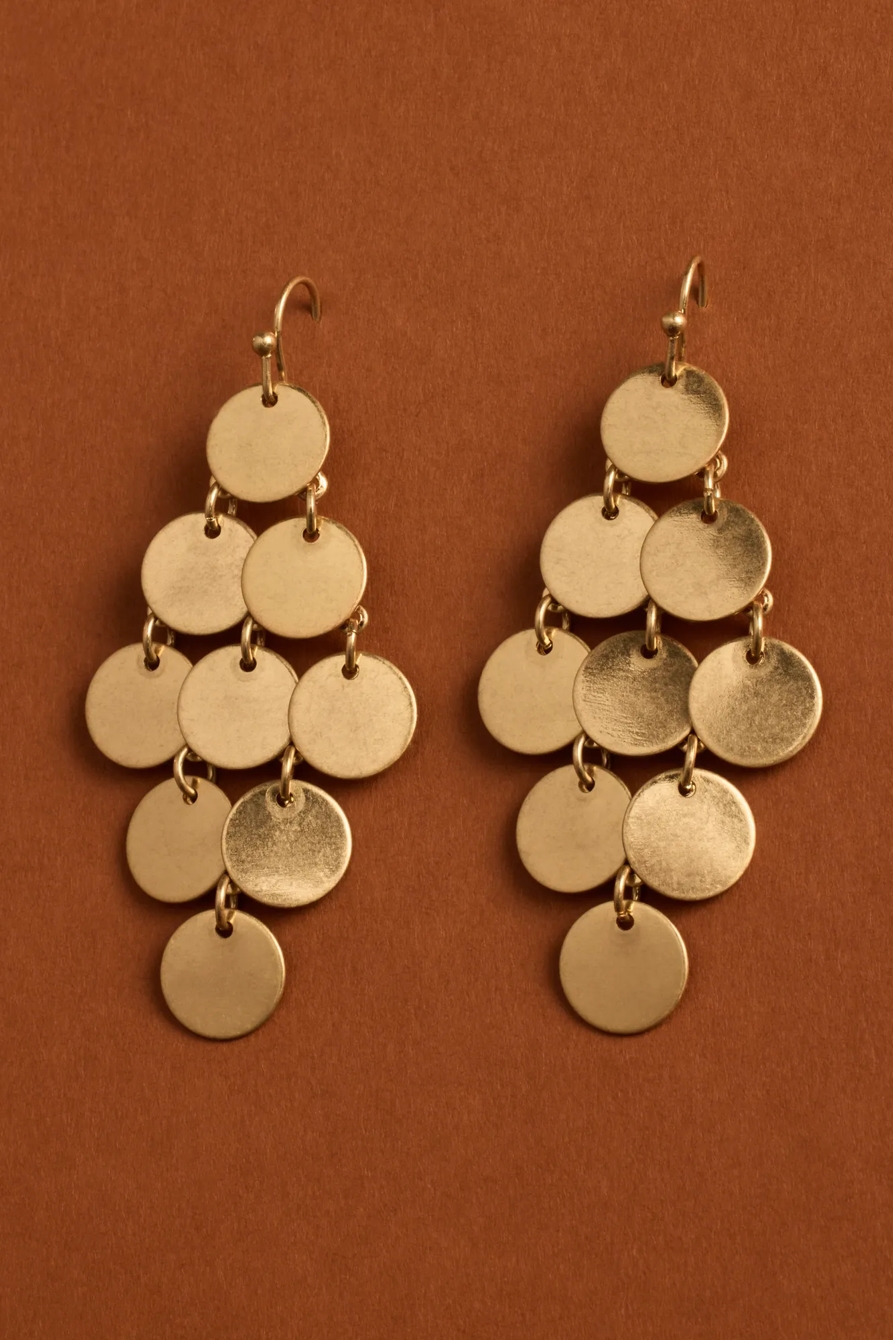LARGE CHAINMAIL RHOMBUS EARRINGS, image 2