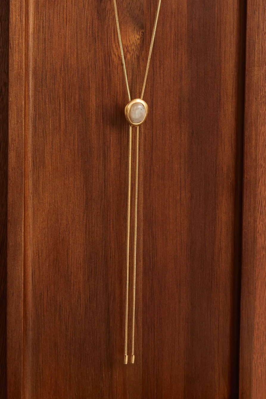 GEMSTONE BOLO NECKLACE, image 2