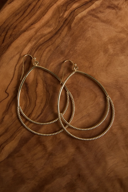 LARGE TEARDROP DROP EARRINGS, image 2