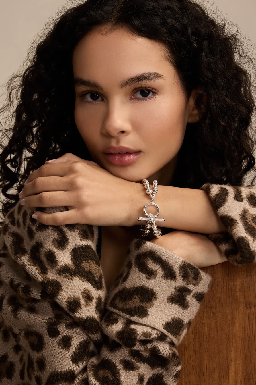 BALL CHAIN TOGGLE BRACELET, image 2