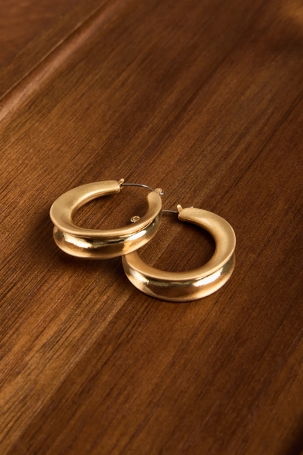 INVERTED HOOP EARRINGS, image 2