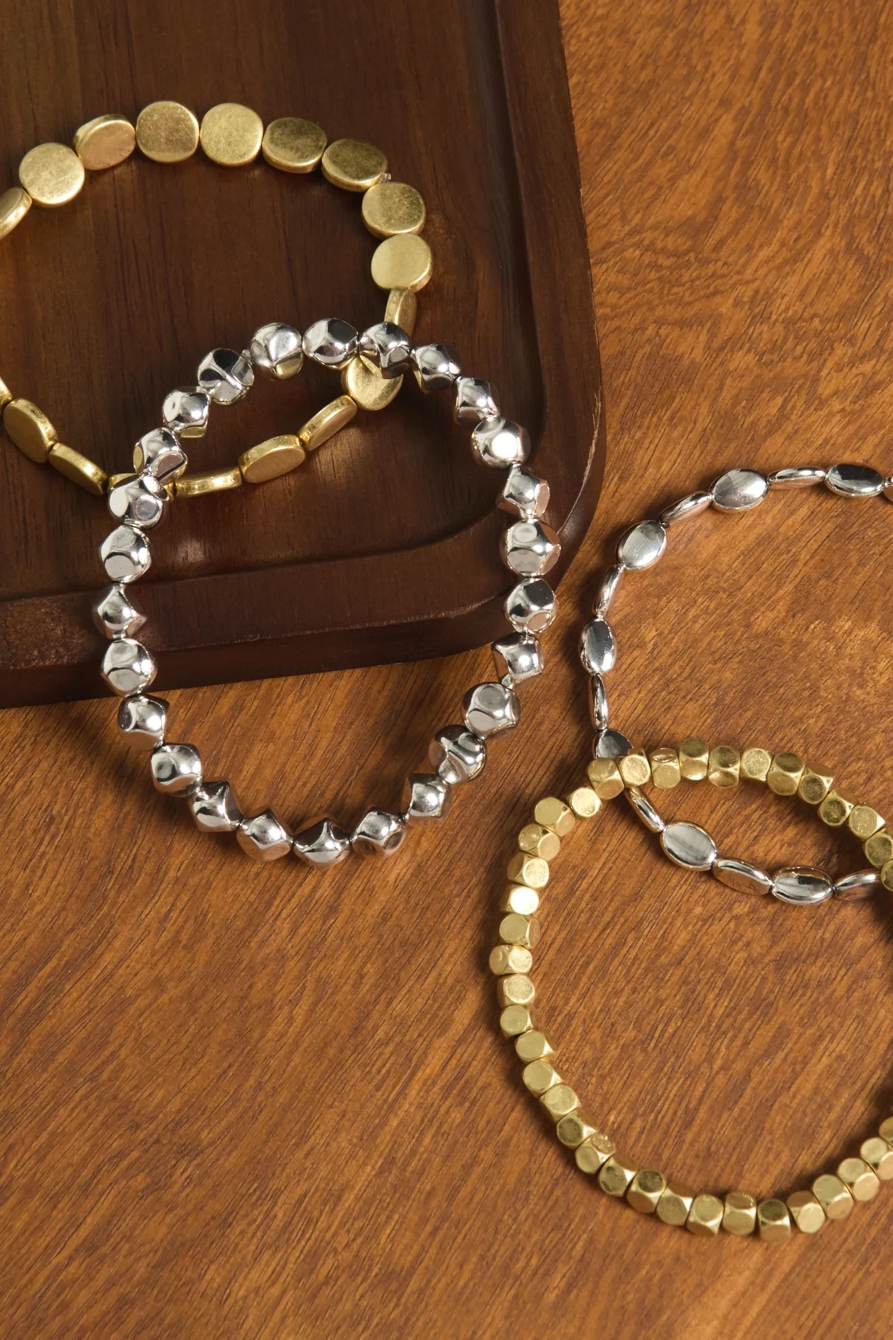 Two Tone Bracelet Set, image 2