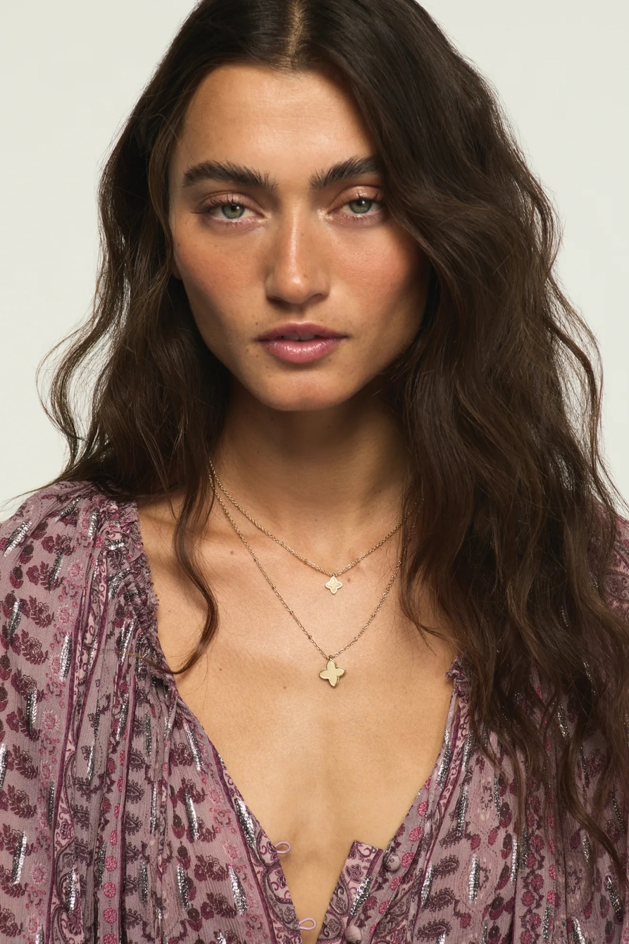 Flower Charm Necklace, image 2