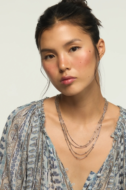 Layered Chain Necklace, image 1