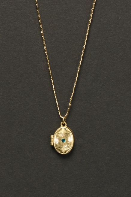 FLOWER LOCKET NECKLACE, image 1