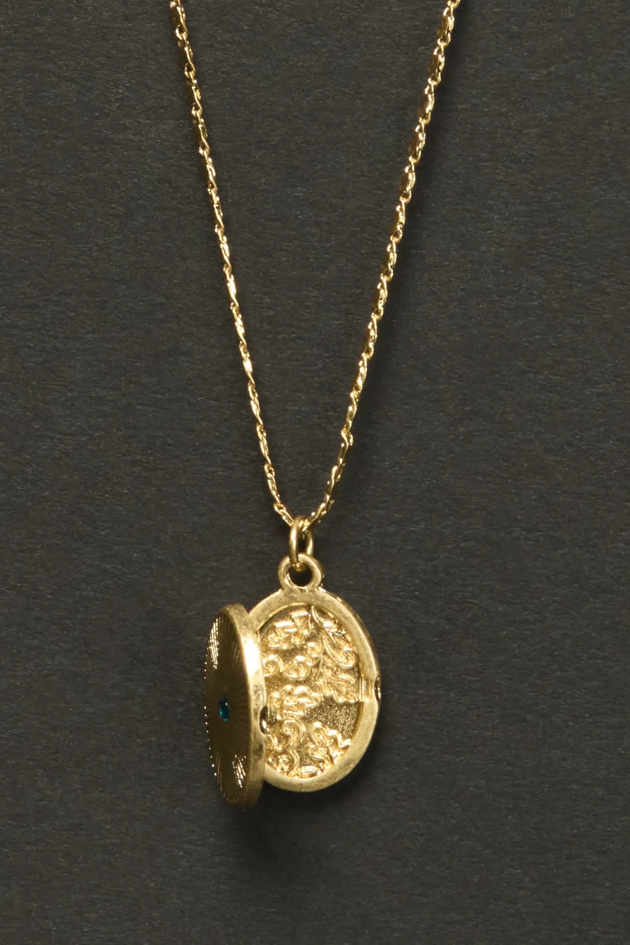 FLOWER LOCKET NECKLACE, image 3