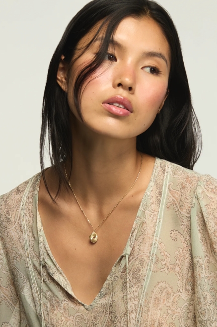 FLOWER LOCKET NECKLACE, image 1