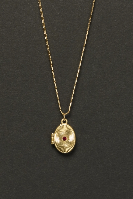 FLOWER LOCKET NECKLACE, image 2