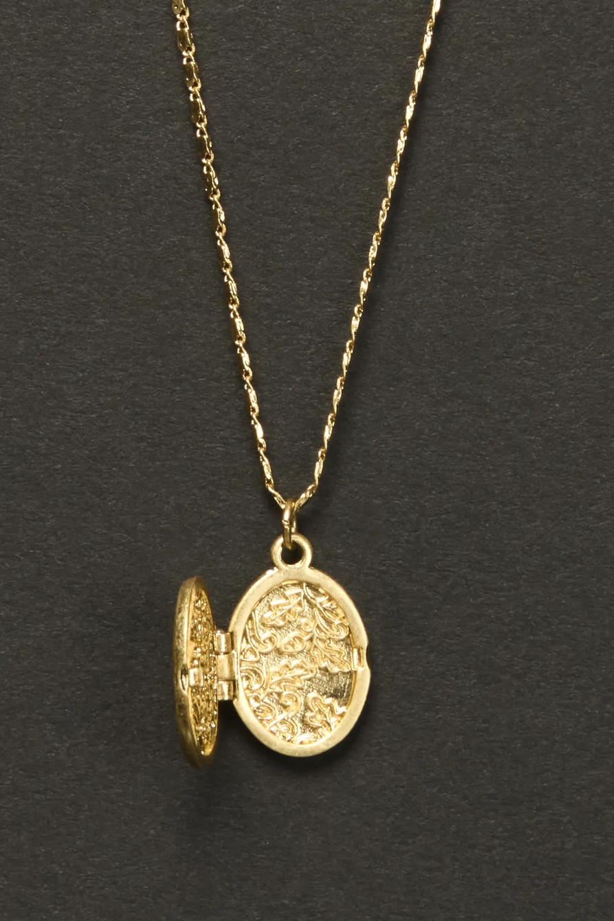 FLOWER LOCKET NECKLACE, image 3
