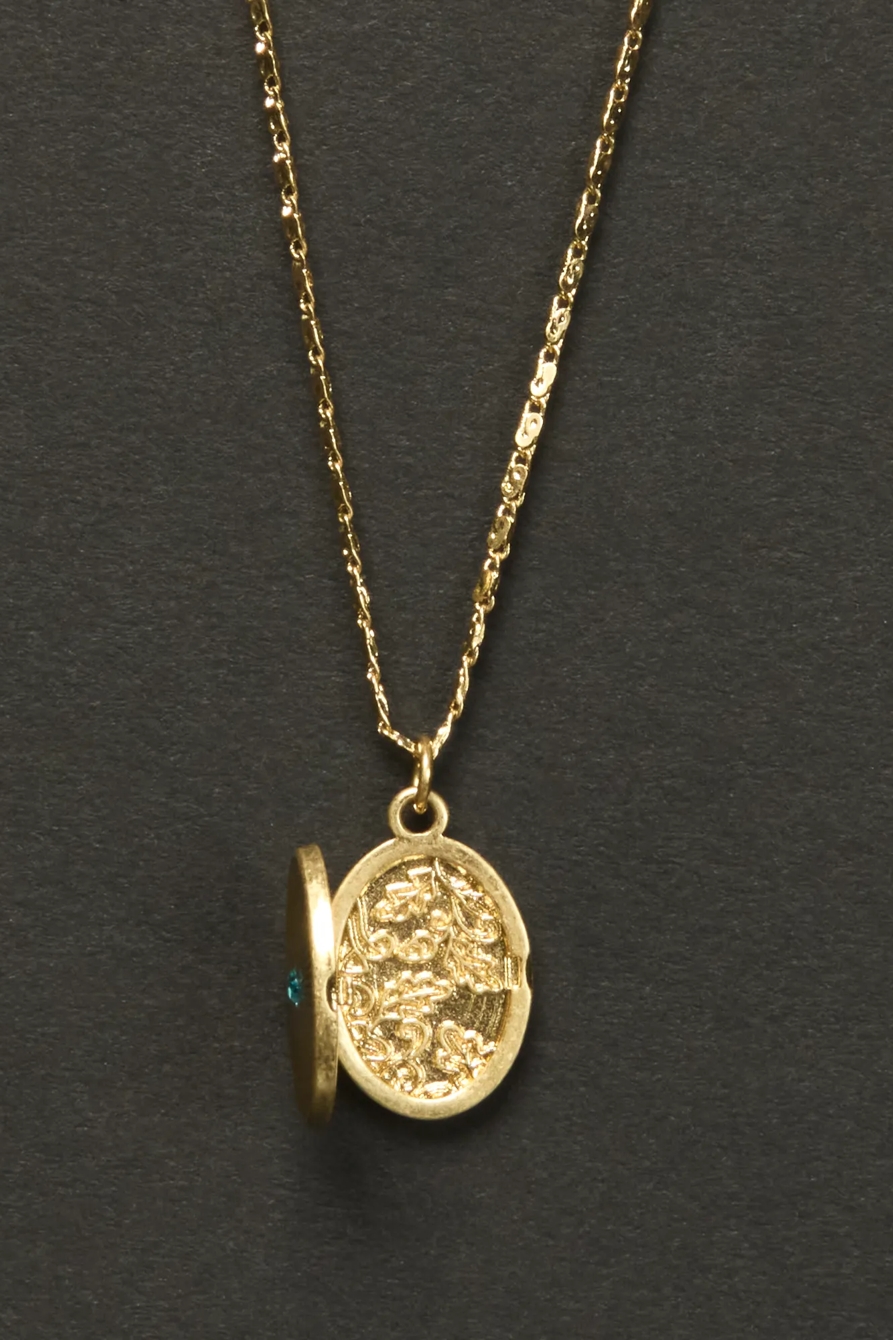 FLOWER LOCKET NECKLACE, image 2
