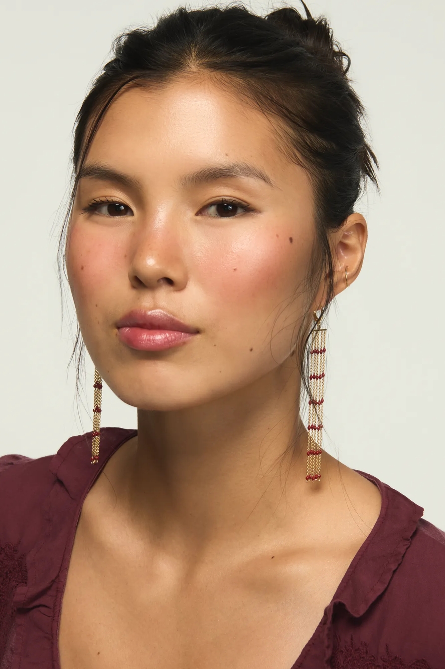 CHAIN DROP EARRINGS, image 2