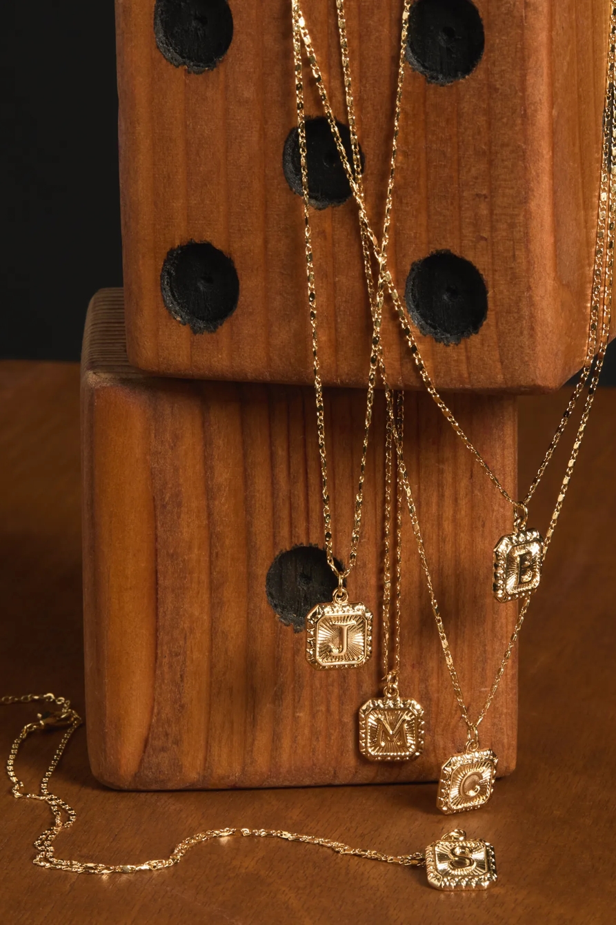 Initial Necklace "E", image 2