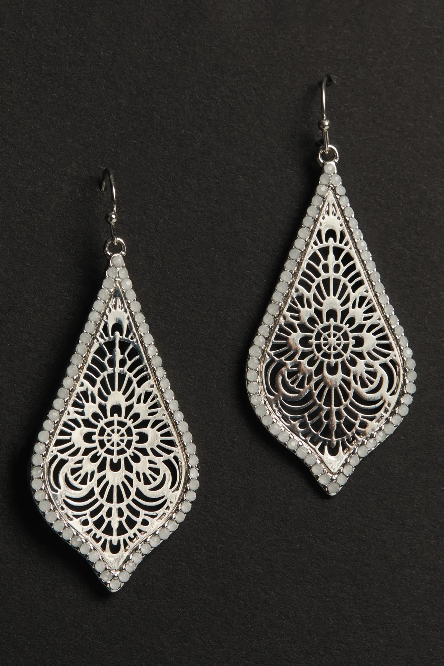 Ornate Drop Earrings, image 2