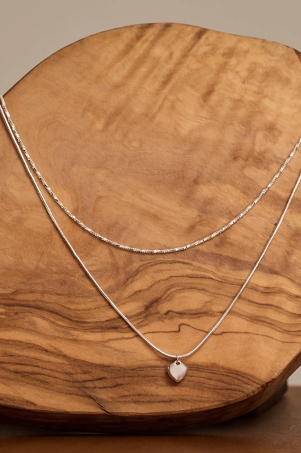 Heart Charm Multi Necklace, image 2