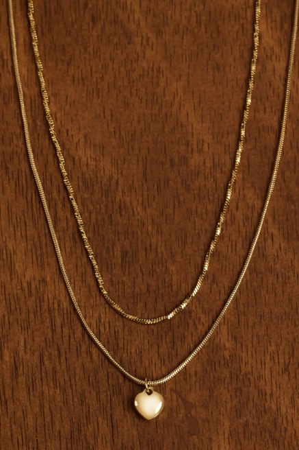 Heart Charm Multi Necklace, image 1