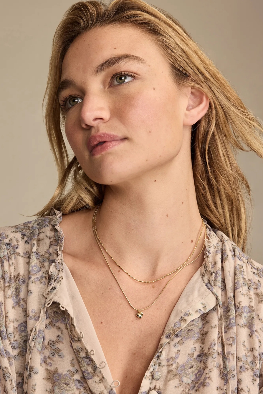 Heart Charm Multi Necklace, image 2