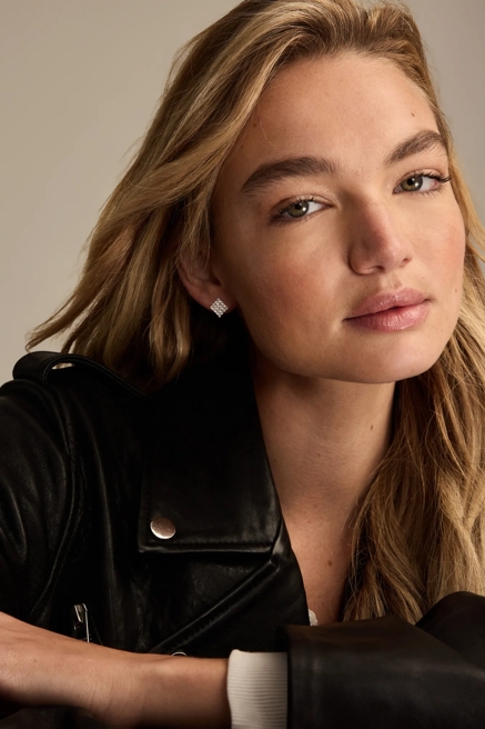 Pave Crystal Stud Set, image 1