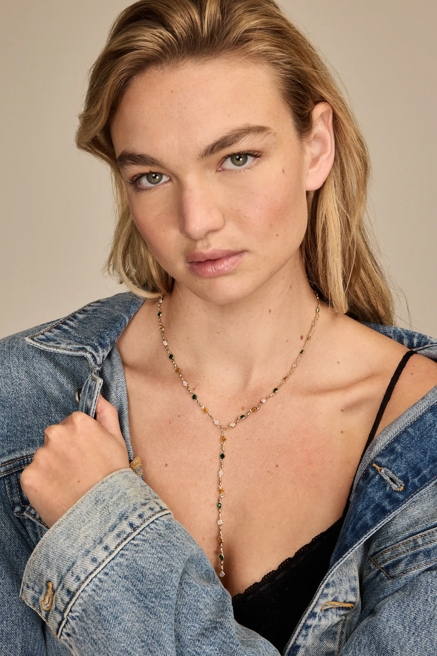 Colorful Gem Lariat, image 1