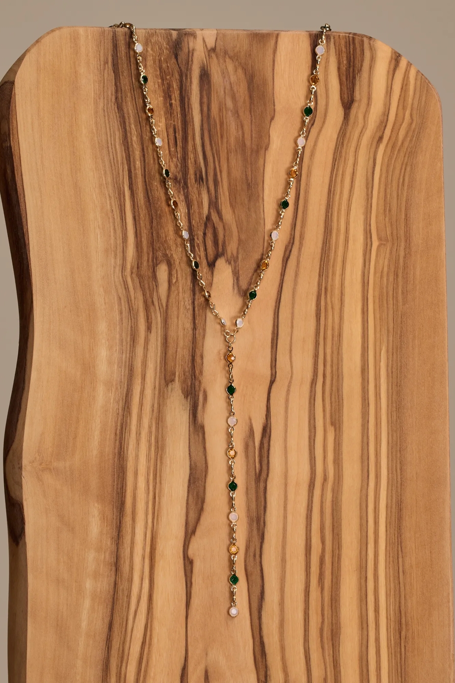 Colorful Gem Lariat, image 2