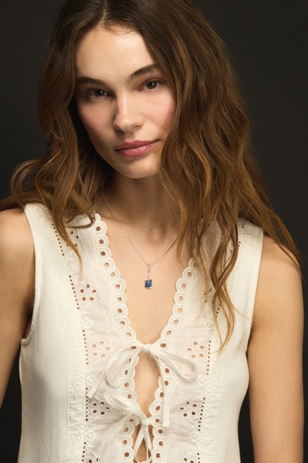 Rectangle Lariat Necklace, image 2