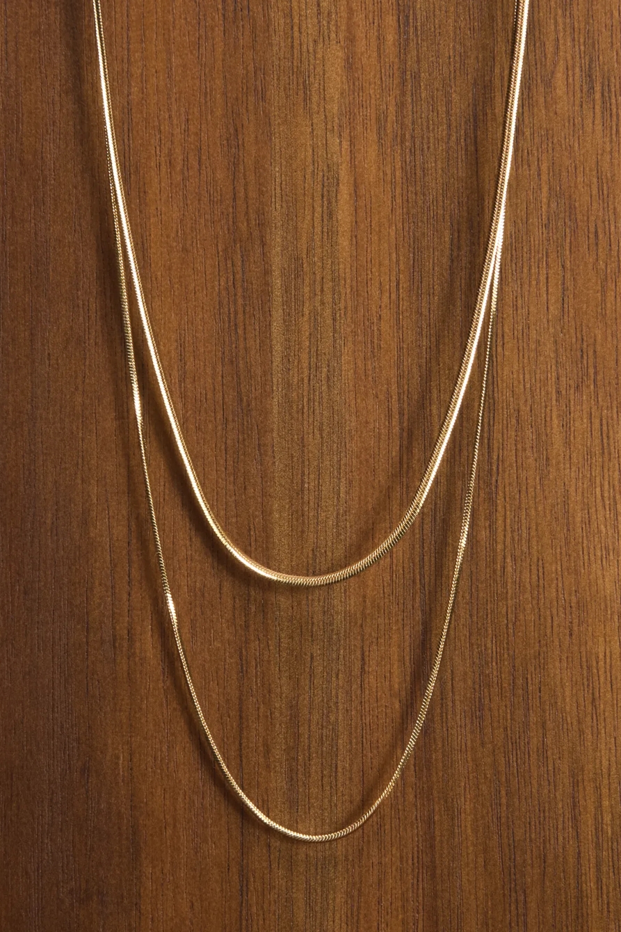 Snake and Curb Chain Set, image 2