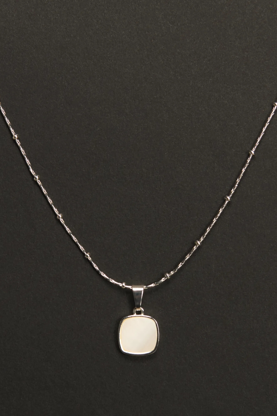 Square Stone Pendant, image 2