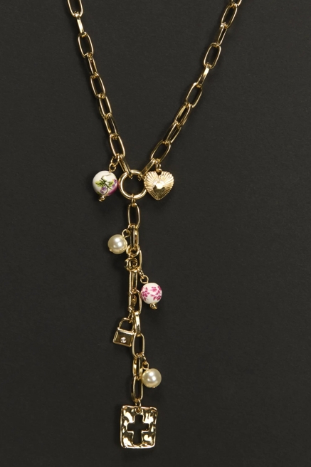 Lariat Cross Necklace, image 2