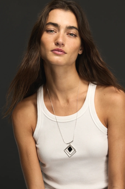 Trio Square Necklace, image 1