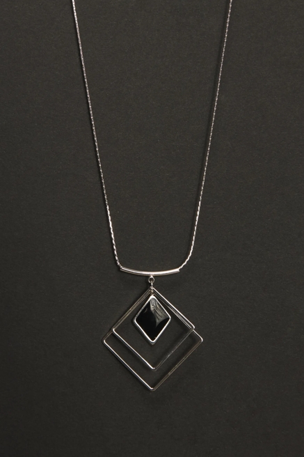 Trio Square Necklace, image 2