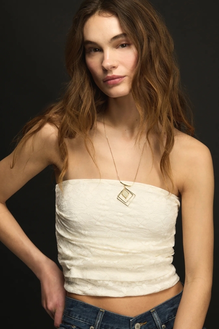 Trio Square Necklace, image 1