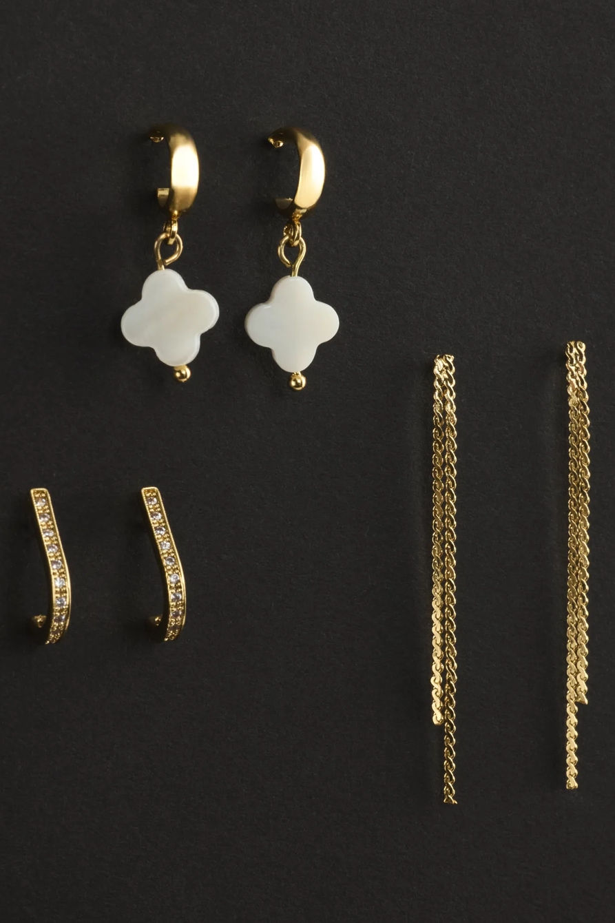 Clover 3 Pack Earrings, image 2