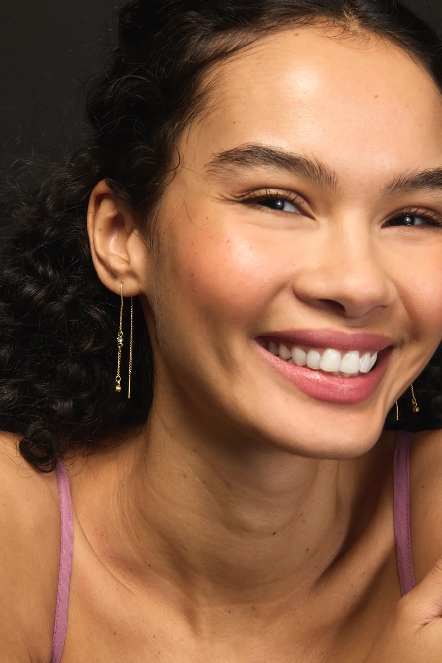 Crystal Chain Drop Earring Set, image 2