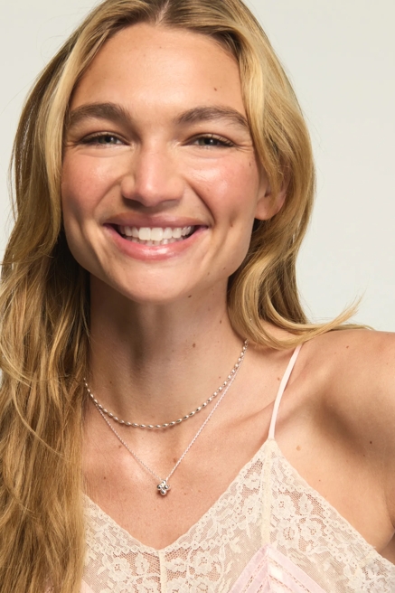 Double Chain Layered Necklace Set, image 2