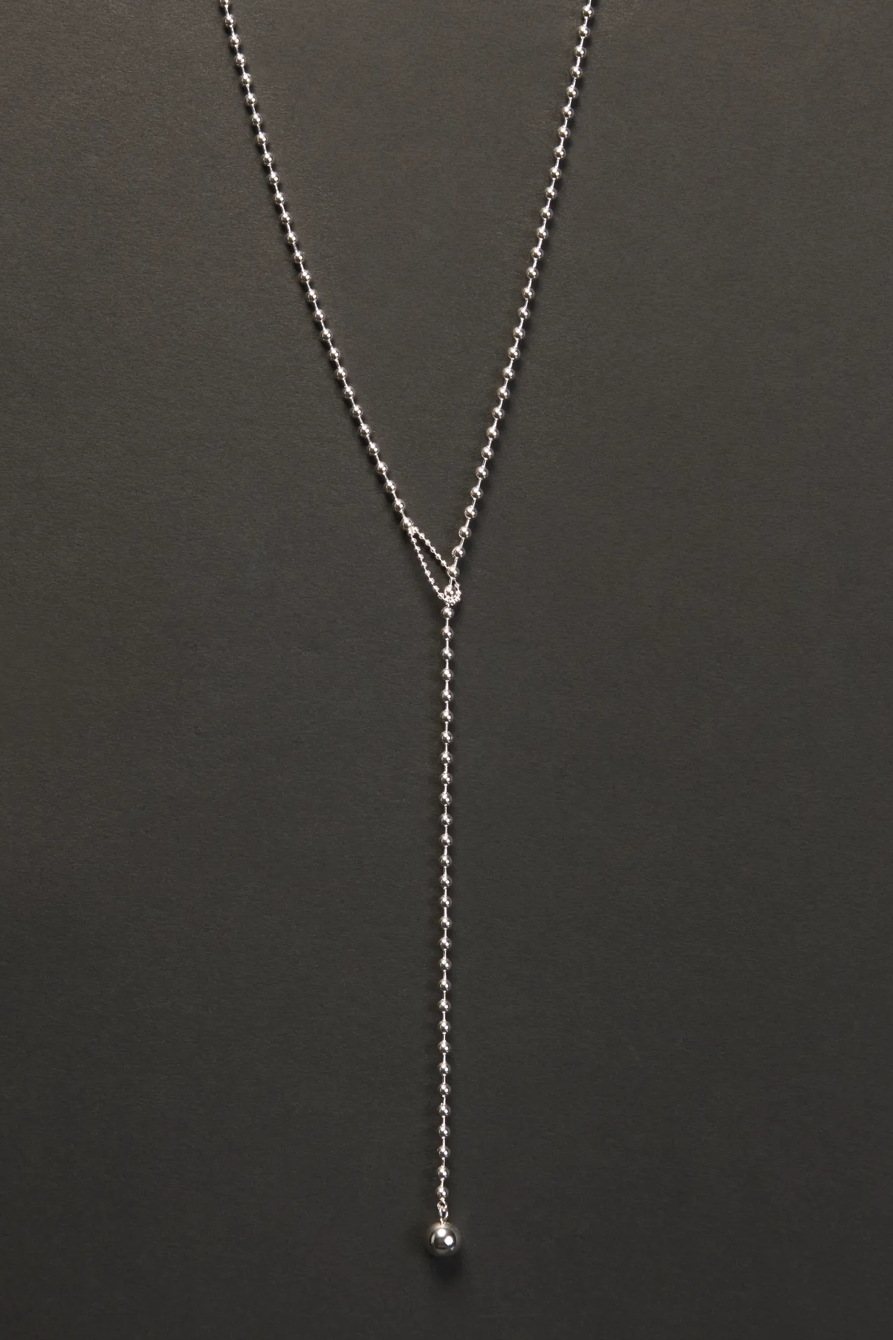 Ball Charm Lariat Necklace, image 2