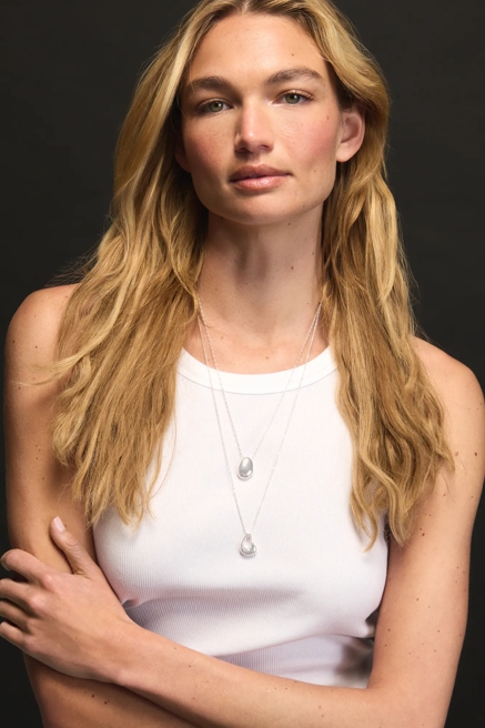 Teardrop Layered Necklace, image 1
