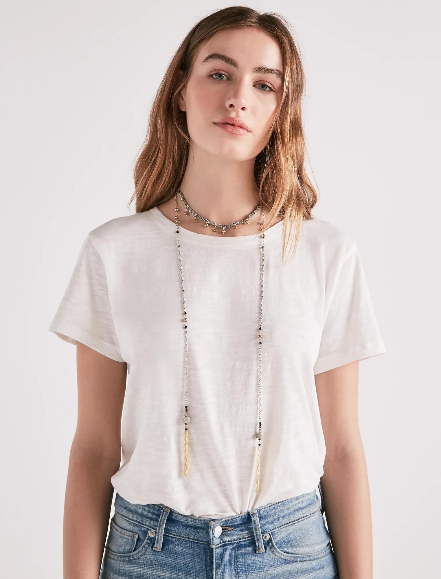 BEADED WRAP NECKLACE, image 2