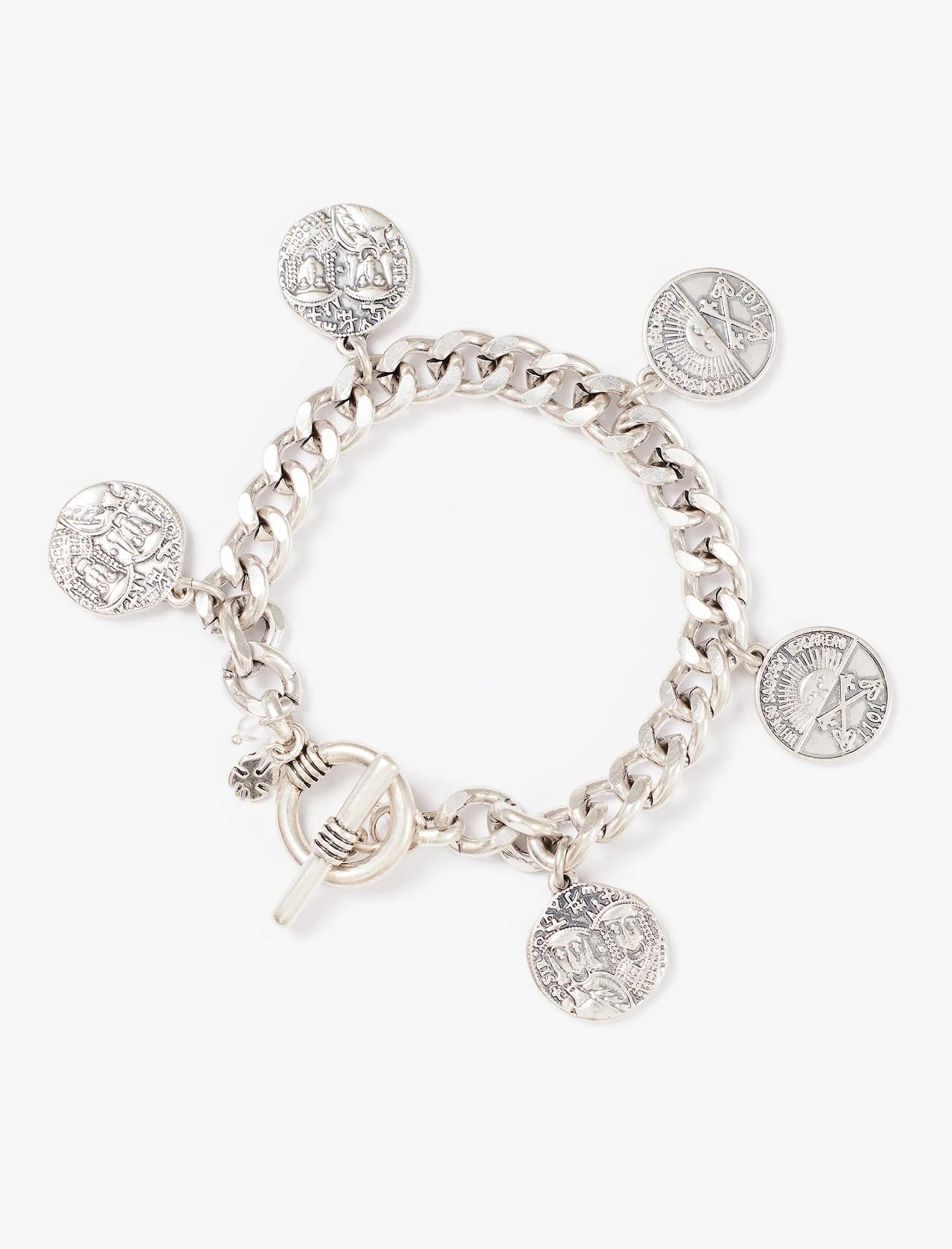 CHAIN COIN BRACELET, image 1