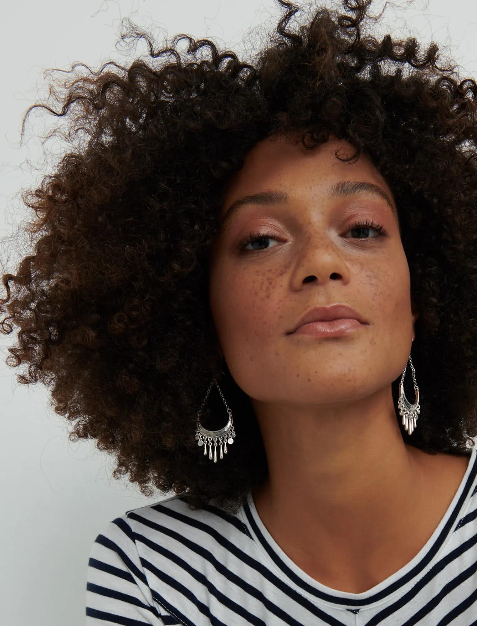 OVAL DROP EARRINGS, image 2