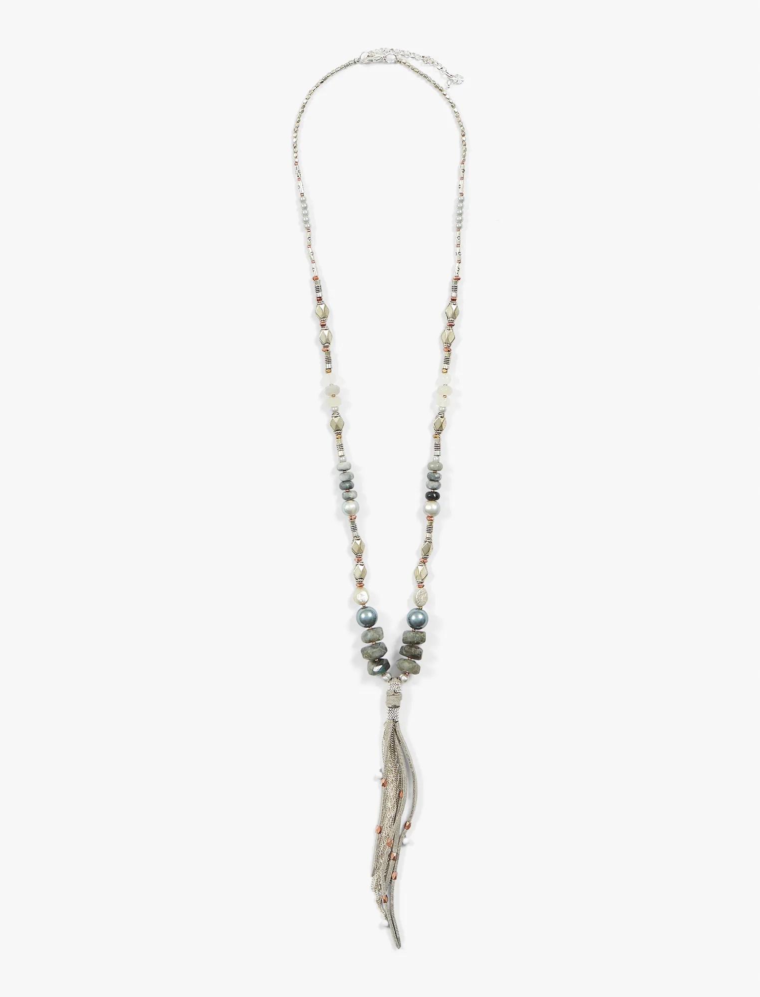 CHAIN TASSEL NECKLACE, image 1
