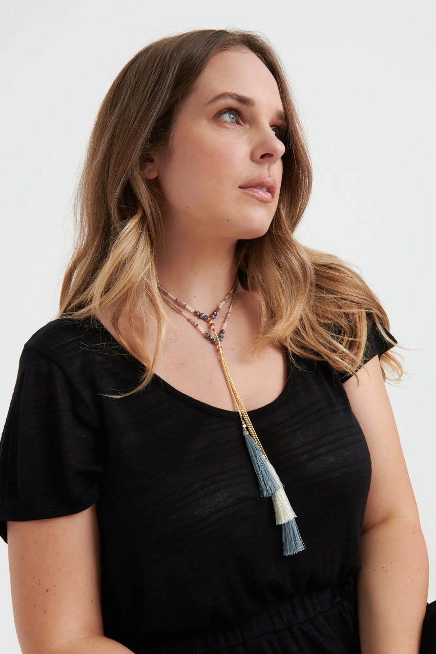 TASSEL Y NECKLACE, image 2