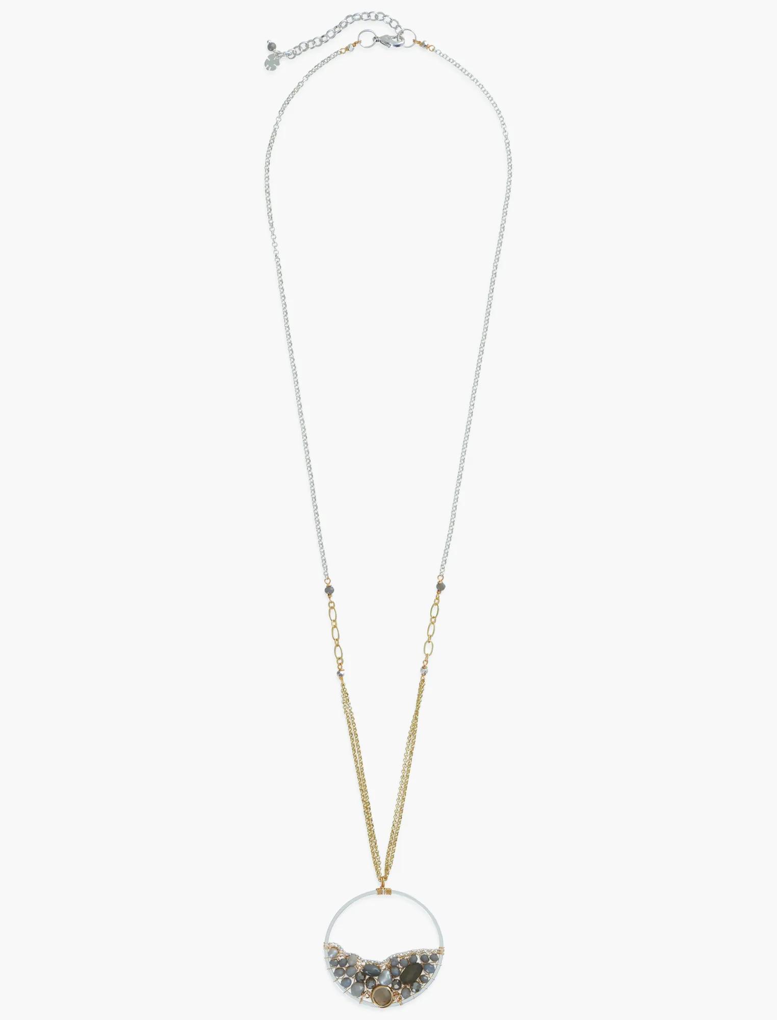 CIRCLE PENDANT NECKLACE, image 1
