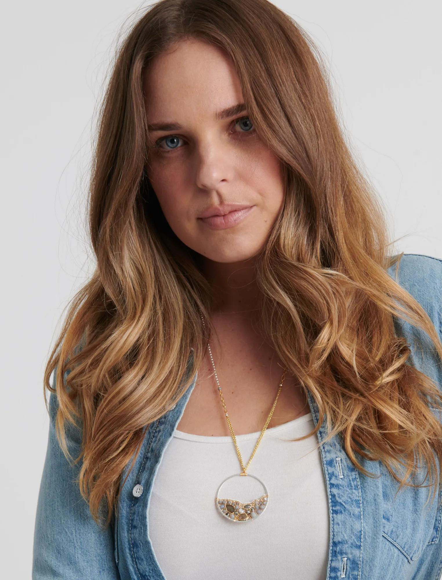 CIRCLE PENDANT NECKLACE, image 2